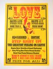 Letterpress "Love" poster